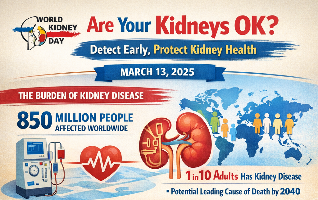 World Kidney Day 2025: Are Your Kidneys OK? Detect Early, Protect Kidney Health